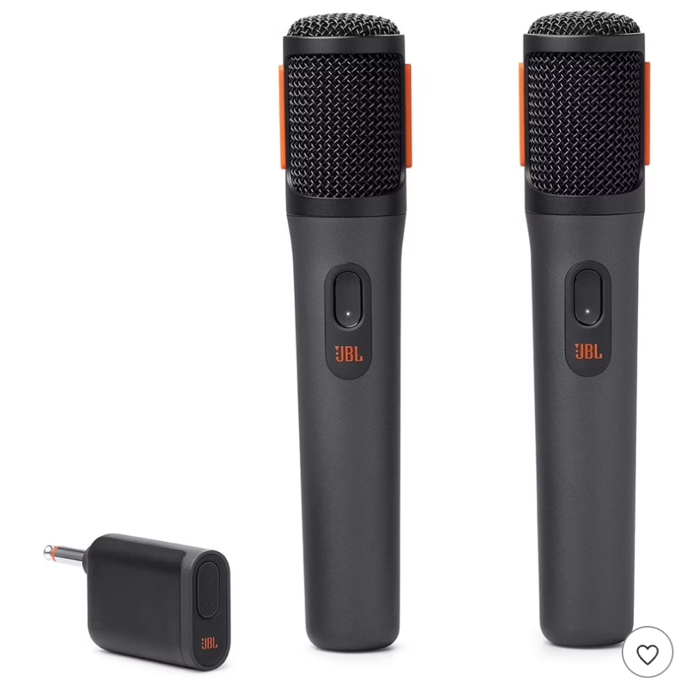 JBL Party Box Wireless Digital Dual Channel Receiver Microphone Set